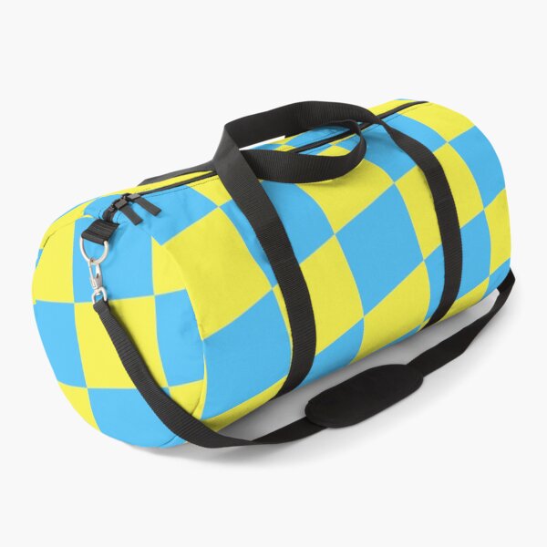 Item preview, Blue and Yellow check flag pattern designed and sold by bradm50.