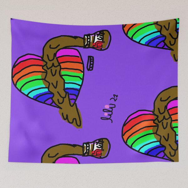 Item preview, Series: Art Sweet rainbow heart with lilac nutella designed and sold by LileskaDiaz.
