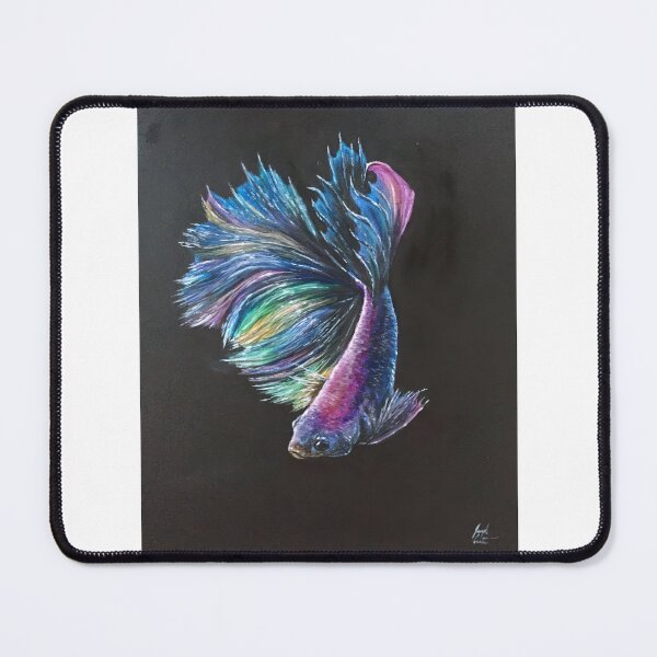 Item preview, Rainbow Betta Fish designed and sold by SunscapesArt.
