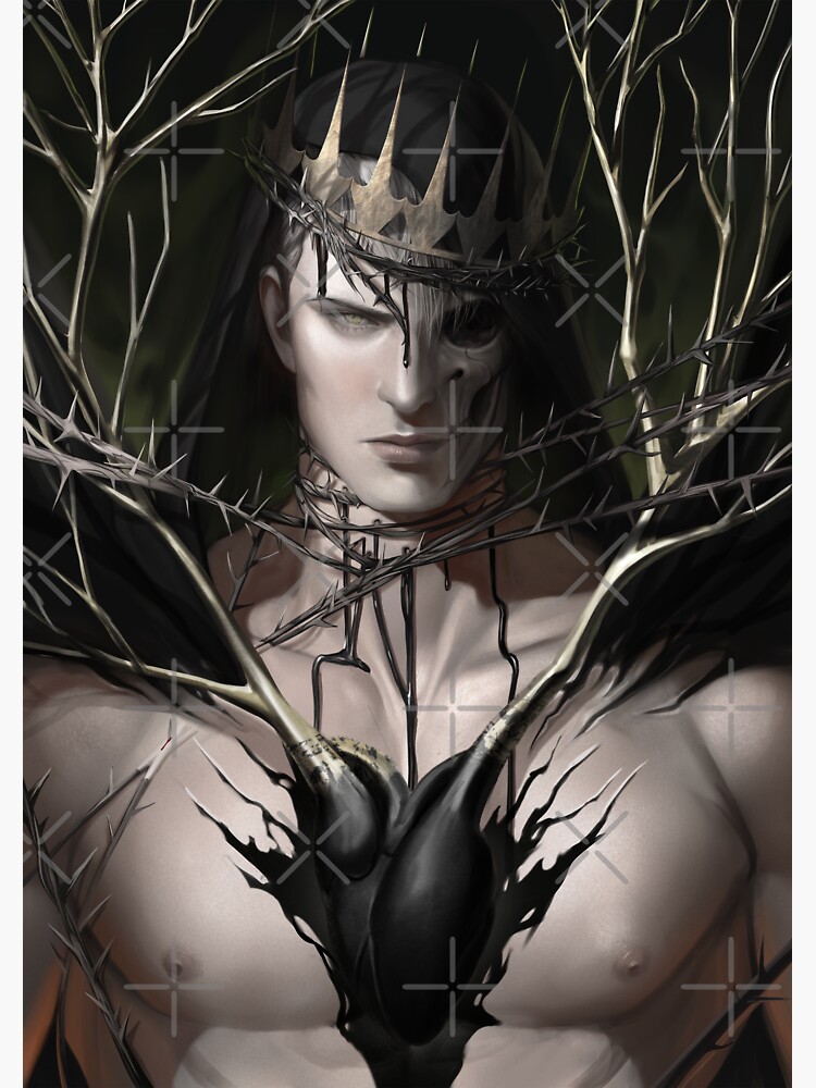 Thumbnail 3 of 3, Sticker, The Darkest of Hearts designed and sold by goingnwod.