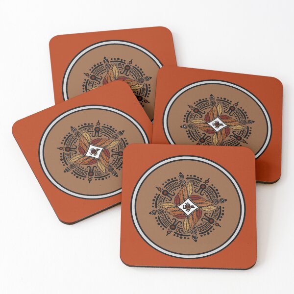 Item preview, Autumnal Aztec Inspired Pattern designed and sold by Kai Alexander.