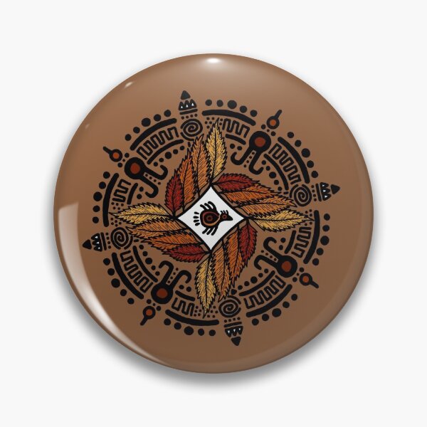 Item preview, Autumnal Aztec Inspired Pattern designed and sold by Kai Alexander.