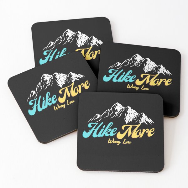 Item preview, Hike more Worry Less - Motivational saying for climbers - Gift for Hikers designed and sold by zakibenj.