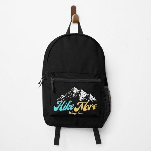 Item preview, Hike more Worry Less - Motivational saying for climbers - Gift for Hikers designed and sold by zakibenj.