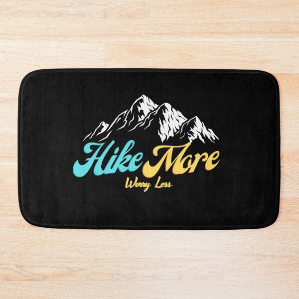 Item preview,  Hike more Worry Less - Motivational saying for climbers - Gift for Hikers designed and sold by zakibenj.