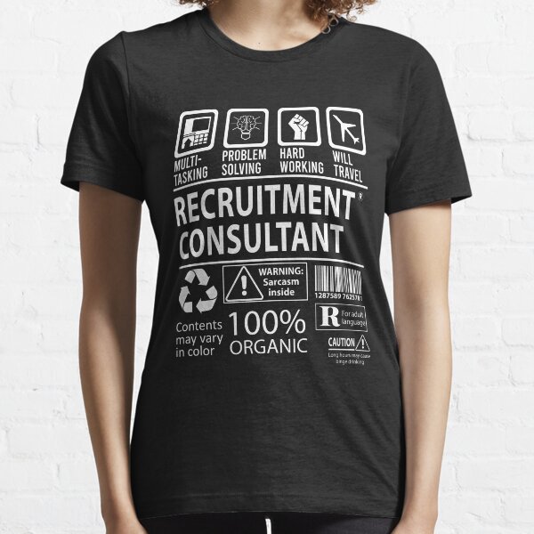 Item preview, Recruitment Consultant T Shirt - MultiTasking Certified Job Gift Item Tee designed and sold by oslandefren.