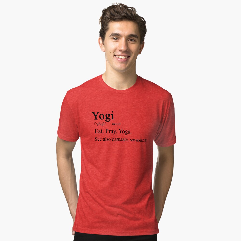 "Yogi Definition" Tshirt by heyrk Redbubble