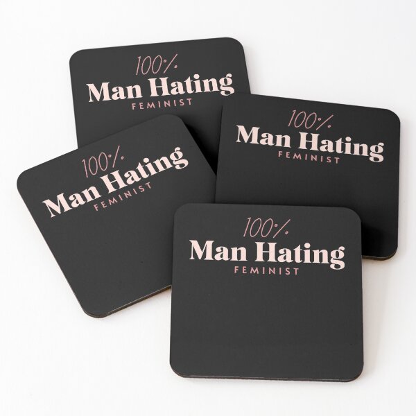 Item preview, 100% Man Hating Feminist designed and sold by MaryJaneRC.