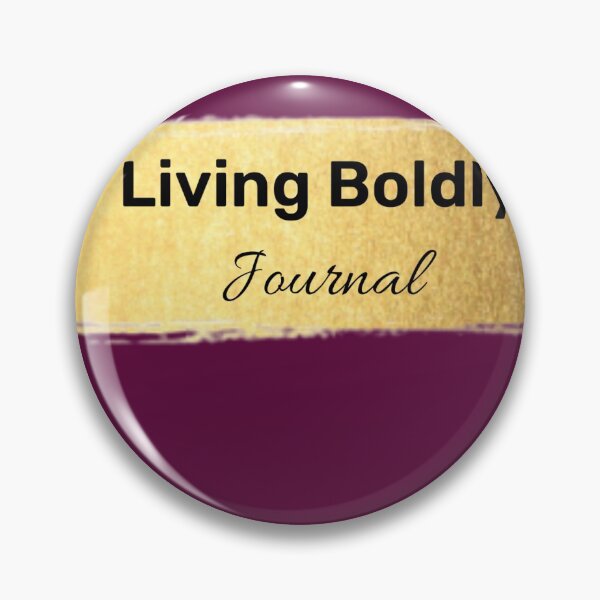 Item preview, living boldly journal cover - largest designed and sold by Nancy Fox.