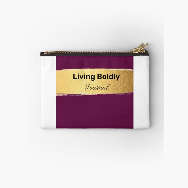Item preview, living boldly journal cover - largest designed and sold by Nancy  Fox.