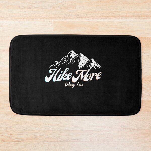 Item preview,  Hike more Worry Less - Gift for Hikers ,Climbers, Climbing lover - Inspiring Saying for climbing designed and sold by zakibenj.