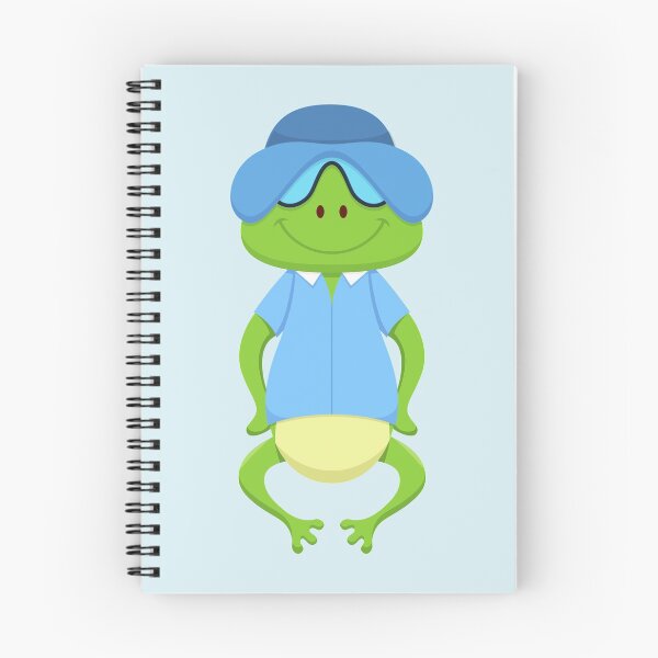 Item preview, Sleepy cute frog designed and sold by Caroodoo.