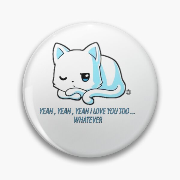 Item preview, Cat says hey! Yeah i love you too .. designed and sold by HFRATELLO.