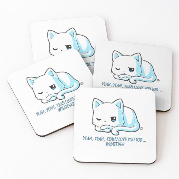 Item preview, Cat says hey! Yeah i love you too .. designed and sold by HFRATELLO.
