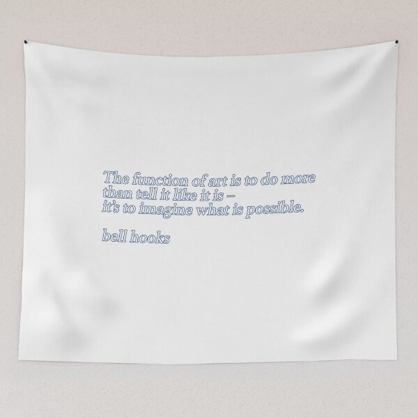 Item preview, bell hooks quote on art designed and sold by rhodeyart.