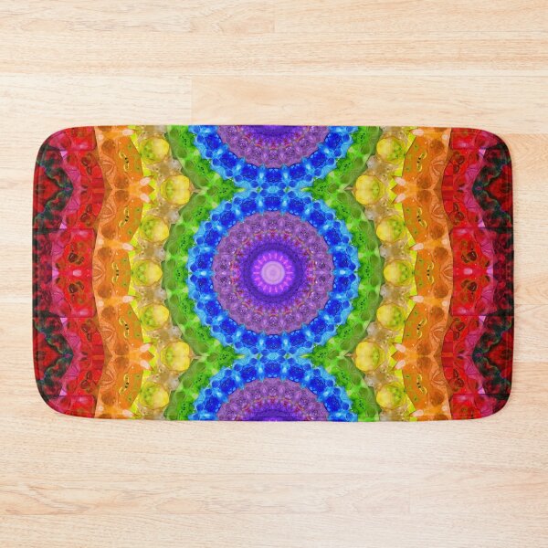 Item preview, Colorful Healing Chakra Mandala Art  designed and sold by Sharon Cummings Art.