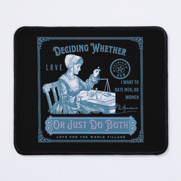 Item preview, Deciding Whether I Want To Date Men or Women Blue designed and sold by MaryJaneRC.