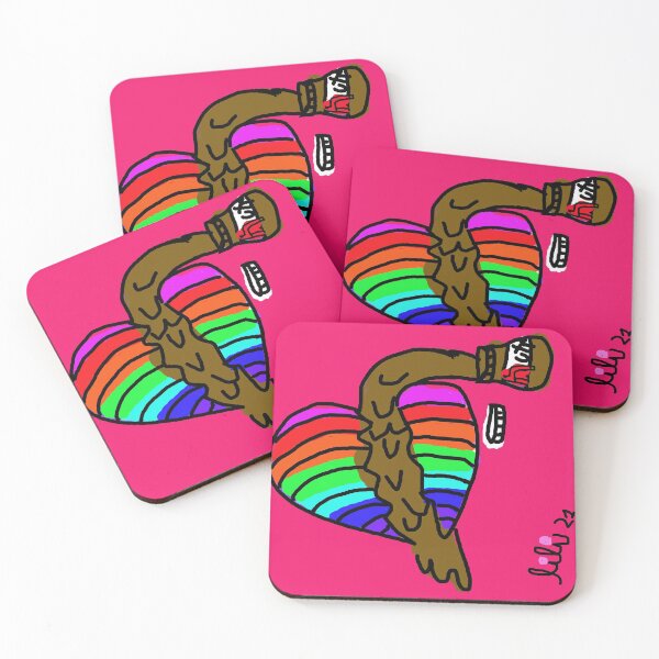 Item preview, Series: Art Sweet rainbow heart with pink nutella designed and sold by LileskaDiaz.