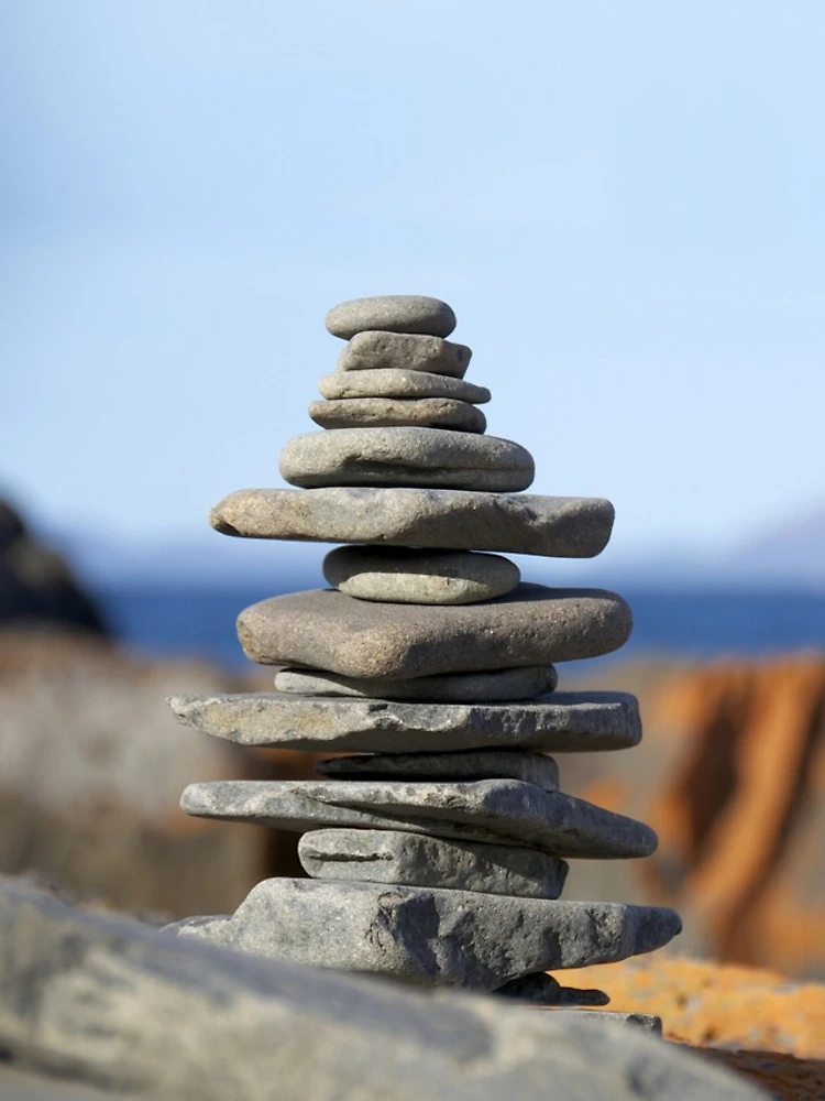Thumbnail 4 of 4, iPhone Case, Rock stack designed and sold by GreenNote.