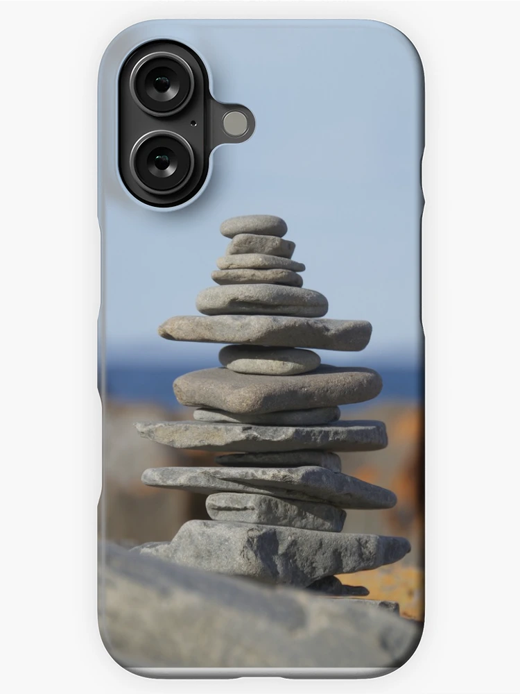Thumbnail 1 of 4, iPhone Case, Rock stack designed and sold by GreenNote.