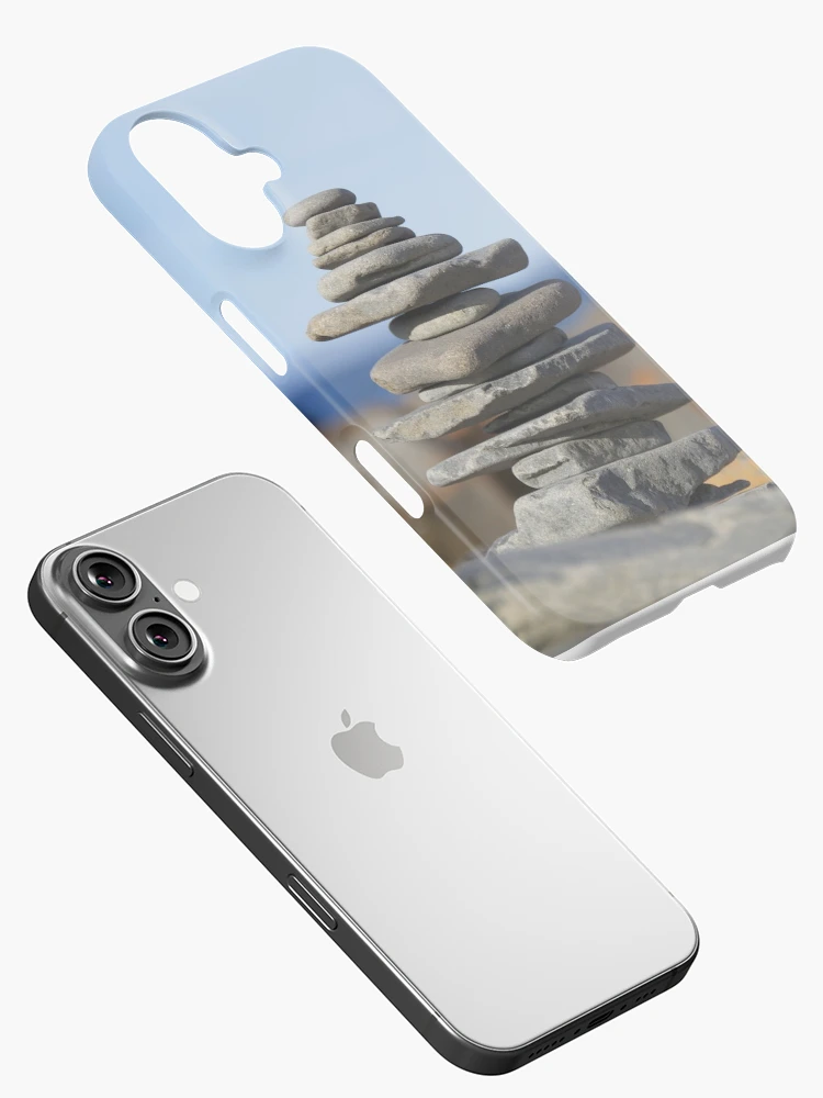 Thumbnail 2 of 4, iPhone Case, Rock stack designed and sold by GreenNote.