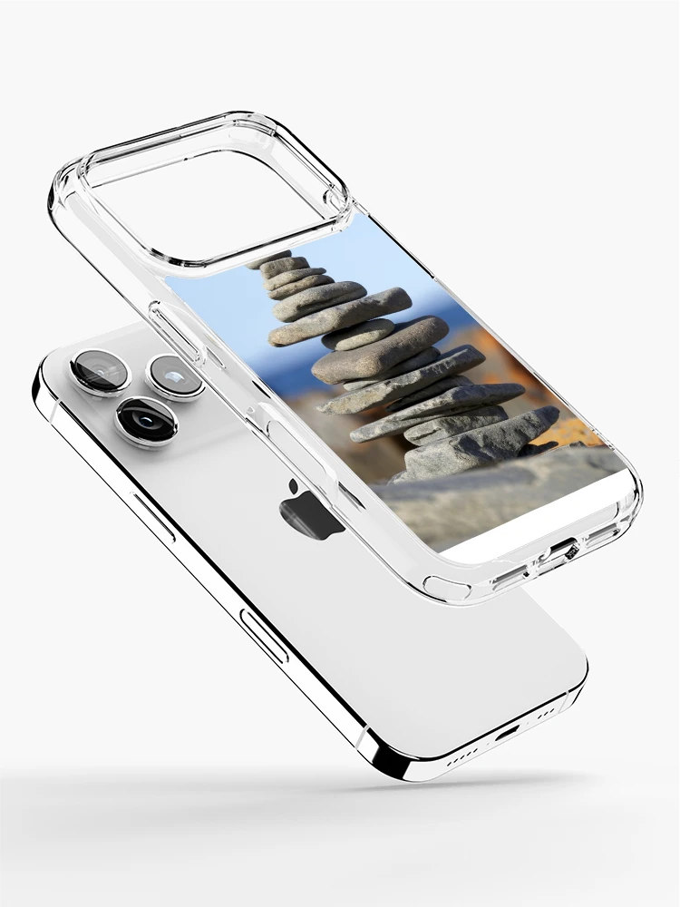 Thumbnail 2 of 5, iPhone Case, Rock stack designed and sold by GreenNote.