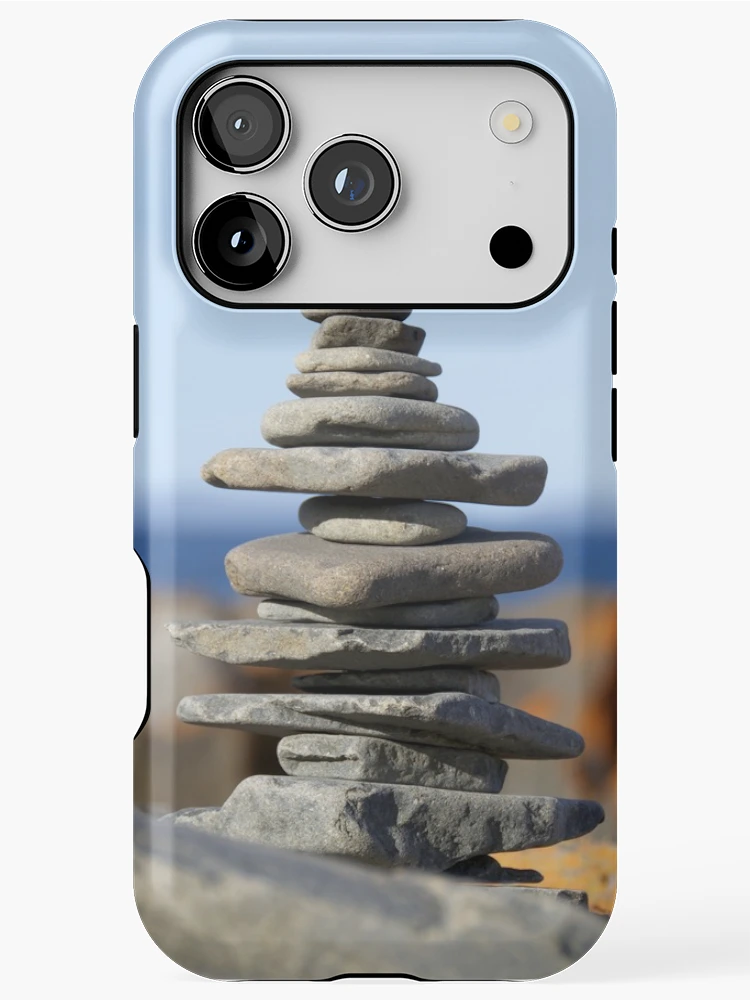 Thumbnail 1 of 4, iPhone Case, Rock stack designed and sold by GreenNote.