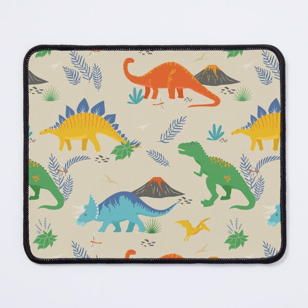 Item preview, Jurassic Dinosaur in Primary Colors designed and sold by latheandquill.