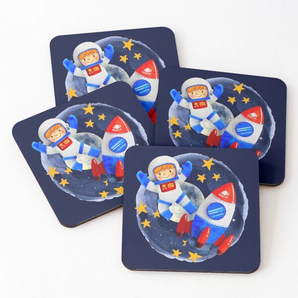 Item preview, Astronaut and Spaceship designed and sold by ChelleCreate.