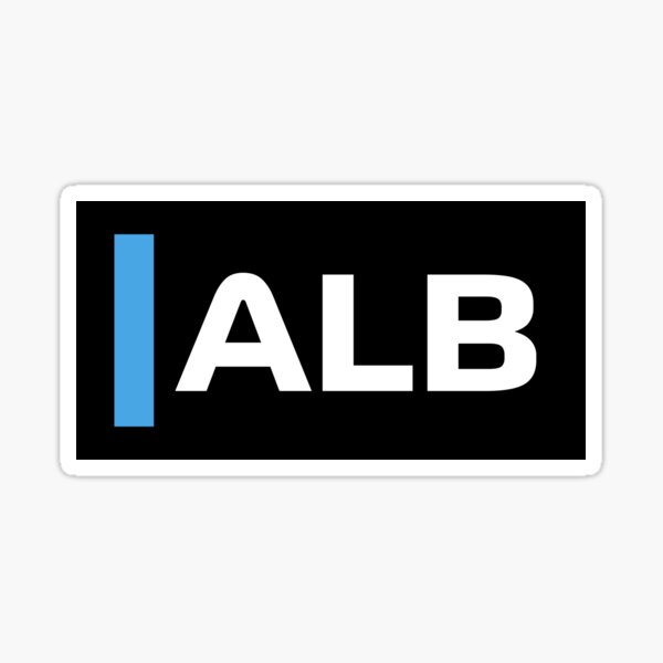 Vista previa del artículo con la obra «f1 alex albon williams logotipo 2023», diseñado y vendido por bandersnatching.