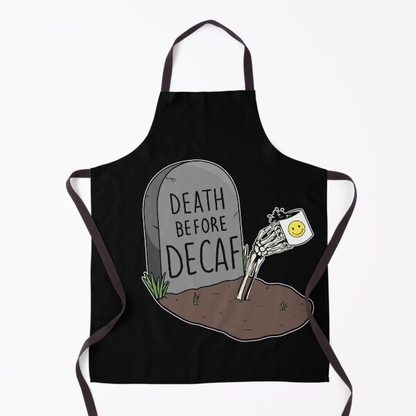 Item preview, DEATH BEFORE DECAF designed and sold by Sphynx-Ink.