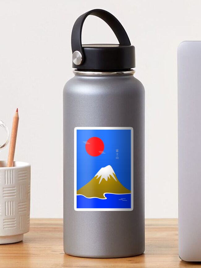 Thumbnail 1 of 3, Sticker, Mount Fuji Of Japan designed and sold by Vk91art.