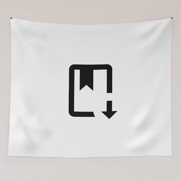 Item preview, MDI book-arrow-down-outline designed and sold by GnarlyFurtardo.