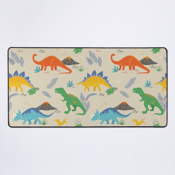 Item preview, Jurassic Dinosaur in Primary Colors designed and sold by latheandquill.