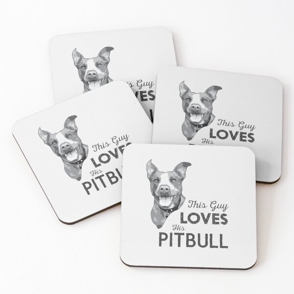 Item preview, This Guy Loves His Pitbull designed and sold by Astral Prints.