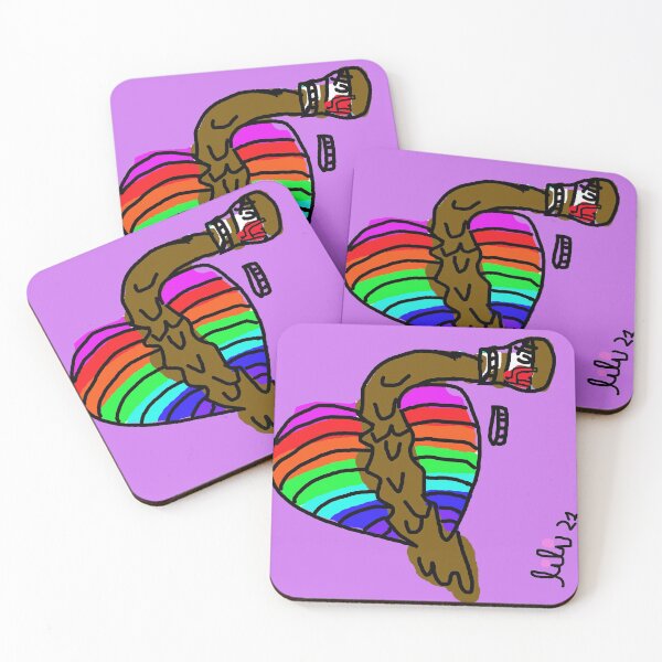 Item preview, Series: Art Sweet rainbow heart with light pink nutella designed and sold by LileskaDiaz.