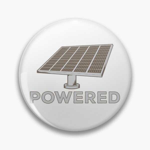 Item preview, Solar Panel Powered designed and sold by teesaurus.
