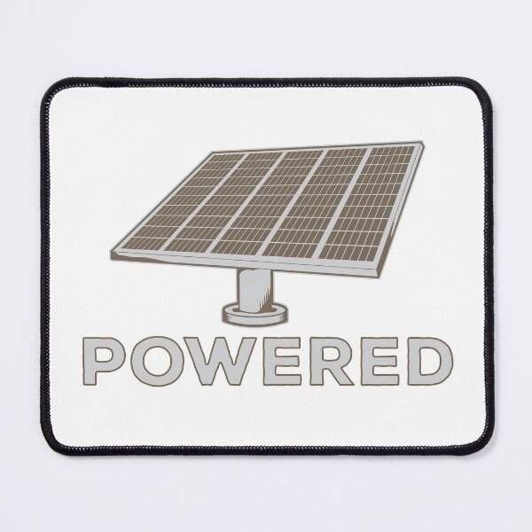 Item preview, Solar Panel Powered designed and sold by teesaurus.