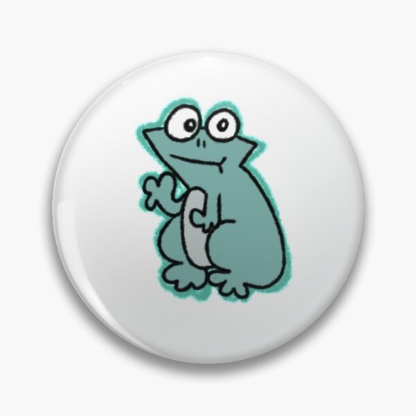 Aperçu de l'œuvre grenouille bleue créée et vendue par doodeliday.