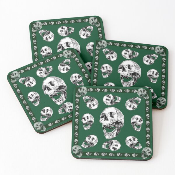 Item preview, Skull greens__7j designed and sold by SueKnox.