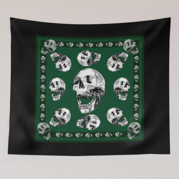 Item preview, Skull greens__7j designed and sold by SueKnox.