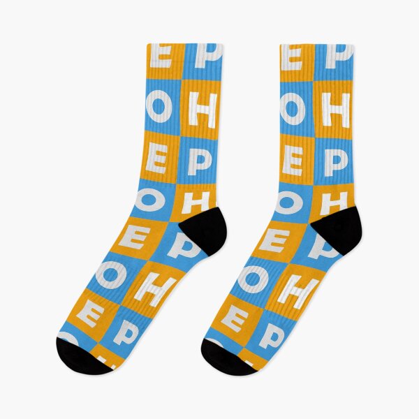 Item preview, HOPE yellow and blue designed and sold by Inspirationmotivation.