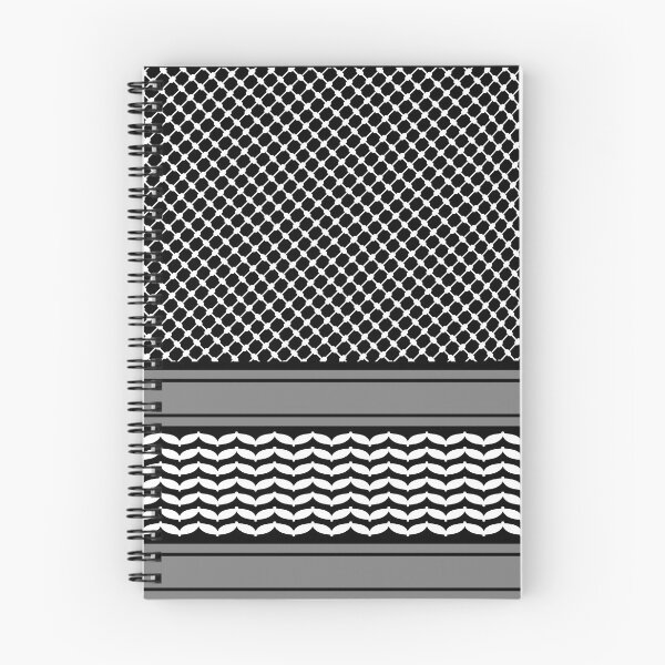 Item preview, Palestinian Keffiyeh Black and White - كوفية  فلسطينية  designed and sold by ArabicMerch.