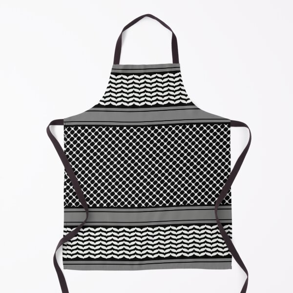 Item preview, Palestinian Keffiyeh Black and White - كوفية  فلسطينية  designed and sold by ArabicMerch.
