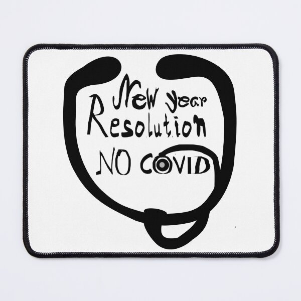 Item preview,  New Year Resolution - Resolution NO covid designed and sold by DNC1134.