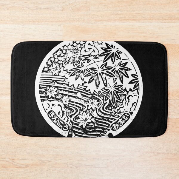 Item preview, Manhole cover Autumn in Japan - Transparent designed and sold by mattraski.