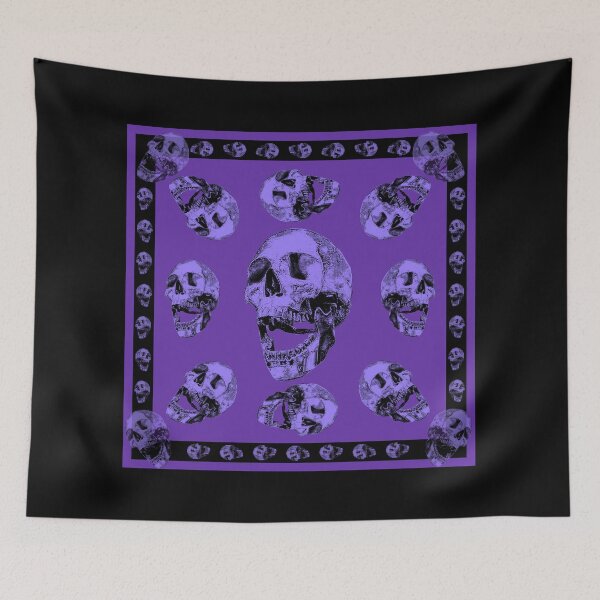 Item preview, Skull violet and black_7h designed and sold by SueKnox.