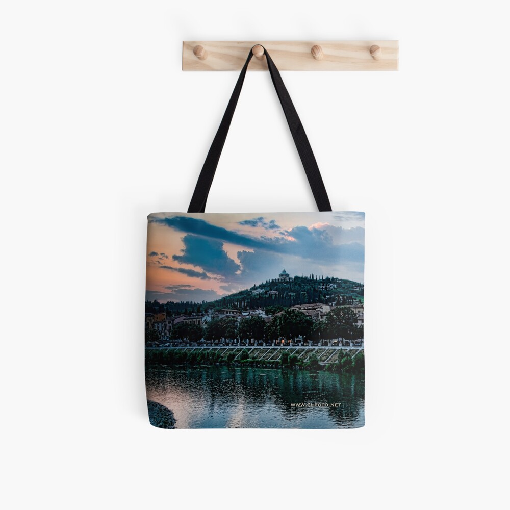 Hillside above Verona, Italy Tote Bag