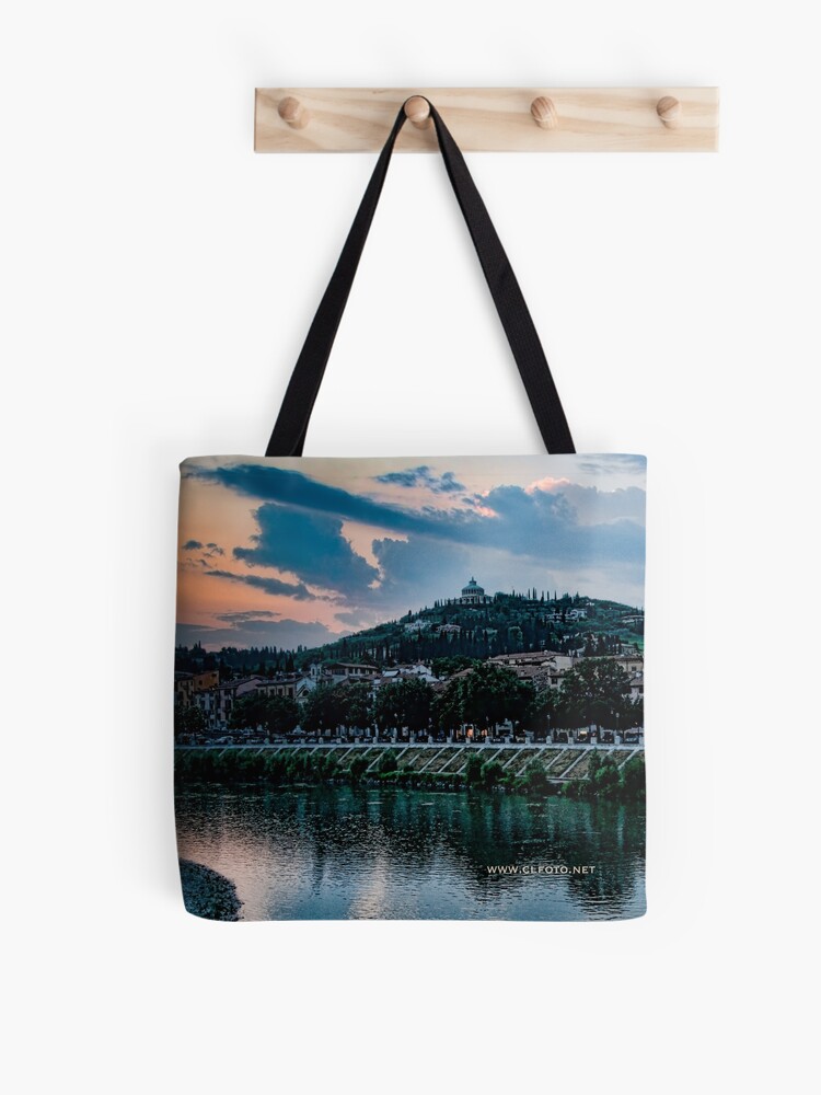 Tote Bag, Hillside above Verona, Italy designed and sold by L Lee McIntyre