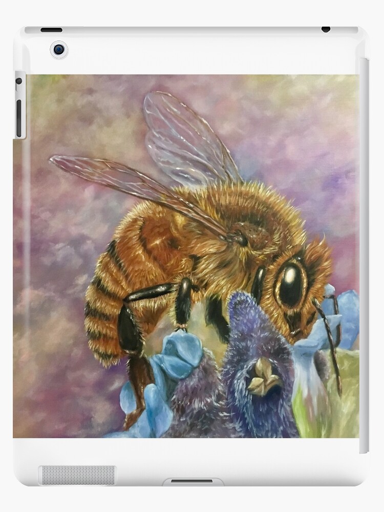 Bee, Bee Art, Bee Painting, Bumblebee, Honeybee, Bee On Flower